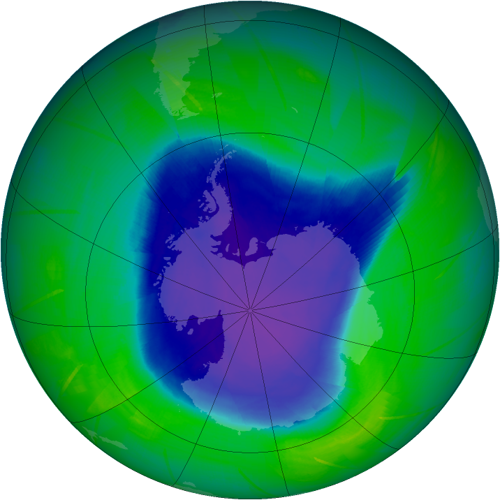 Ozone Map 2009-11-08